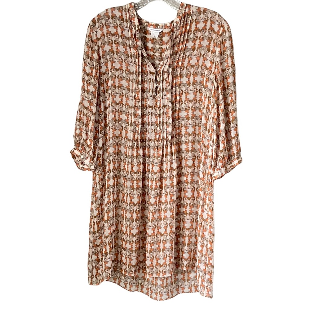 Club Monaco Silk Pintuck Dress
